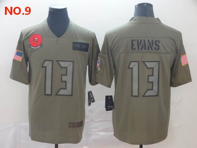 Men's Tampa Bay Buccaneers 13 Mike Evans Jesey NO.9;